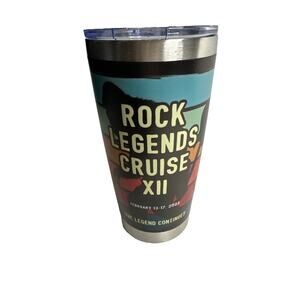 Rare 2025 Rock Legends Cruise XII Tumbler 20 oz Music Artist Memorabilia Concert
